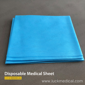 Medical Non-Woven Stretcher Blue Sheet